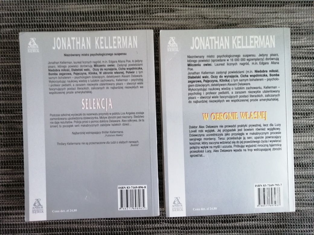 Dwie książki, zestaw, Jonathan Kellerman