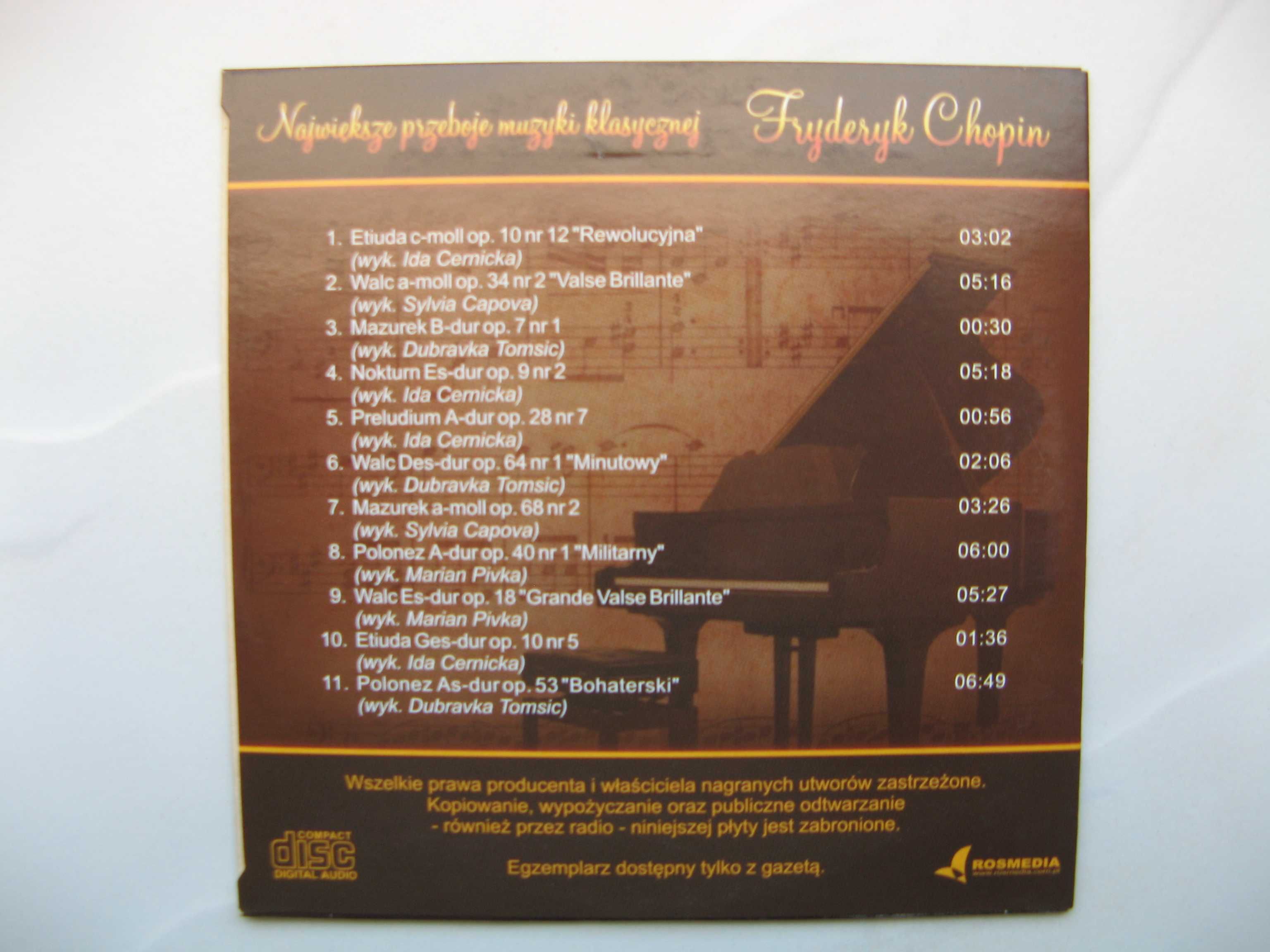 Największe przeboje muzyki klasycznej - 8 płyt CD
