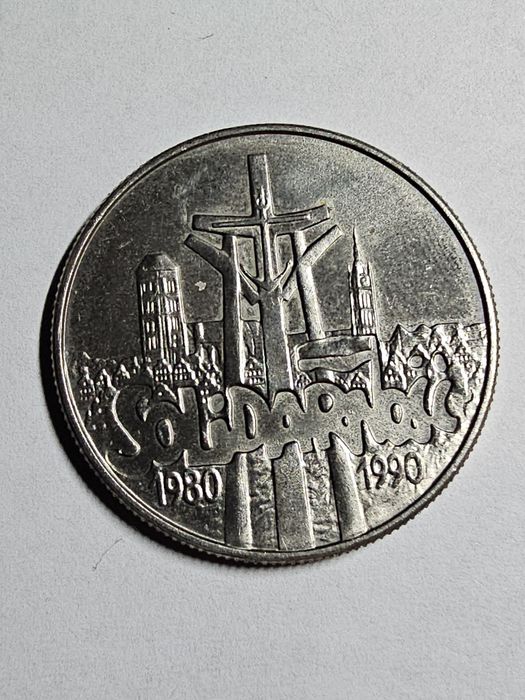 Moneta nr.12 Solidarność rok 1990 za 12 zł
