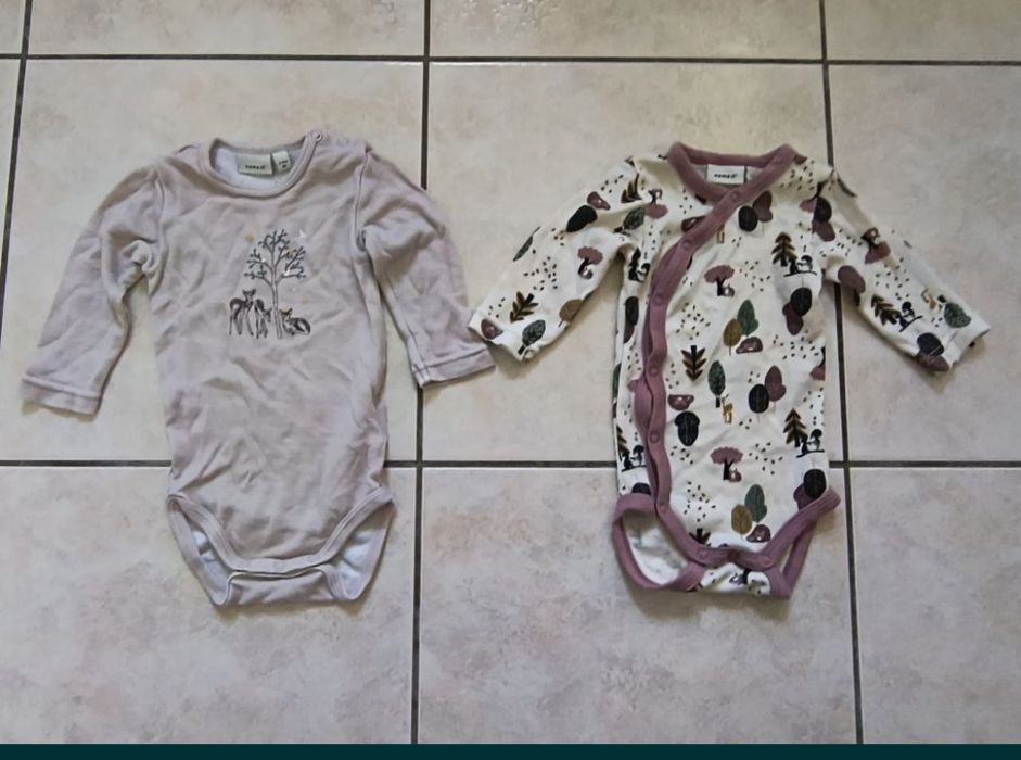 Zestaw z wełny merino body spodenki czapki botki Name IT Joha 56/62