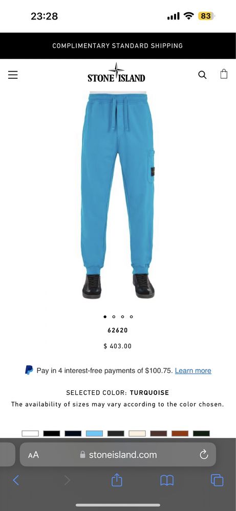 Stone island pants