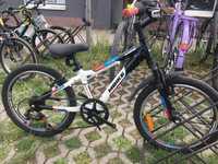 Rower Mbike 20 cali czerwony-biały-nieb