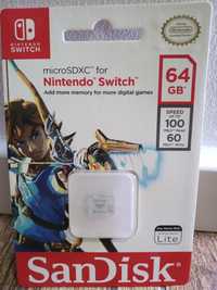 Karta SanDisk Nintendo switch 64GB nowa