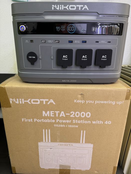 Зарядна станція Nikota meta 2000, LiFePO4, 1152Wh