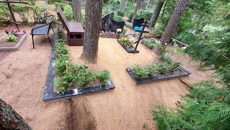 Уборка могил, покраска оград,уход  возложение цветов. Таировское