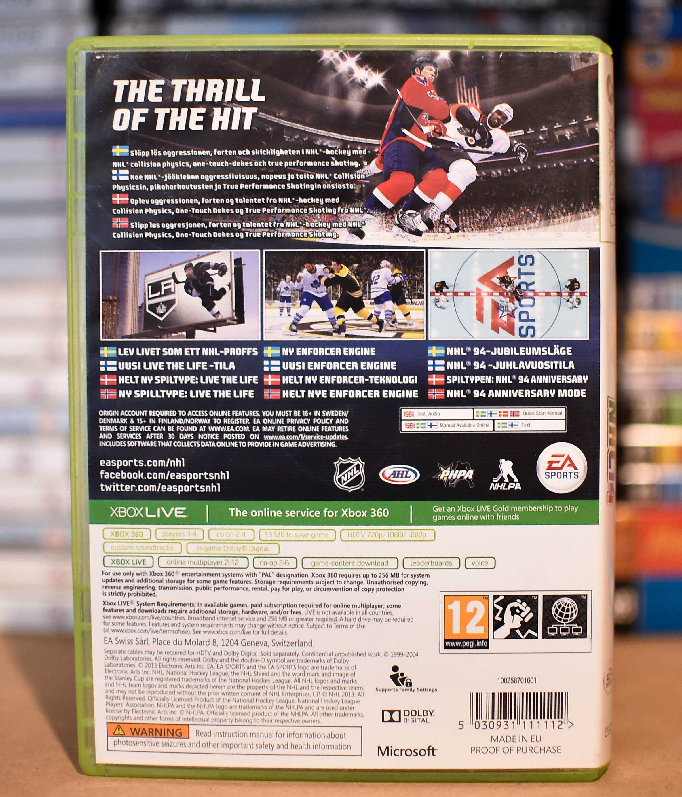 (X360) NHL 14 . .