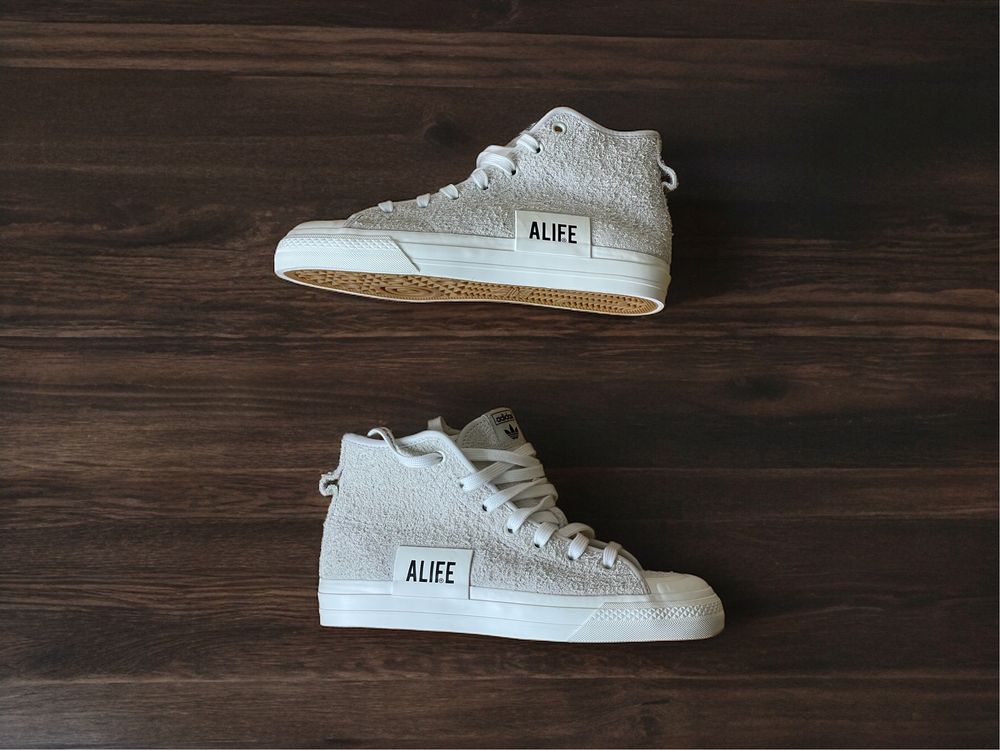 Кеди Adidas Nizza Hi Alife Cream White GX8140.