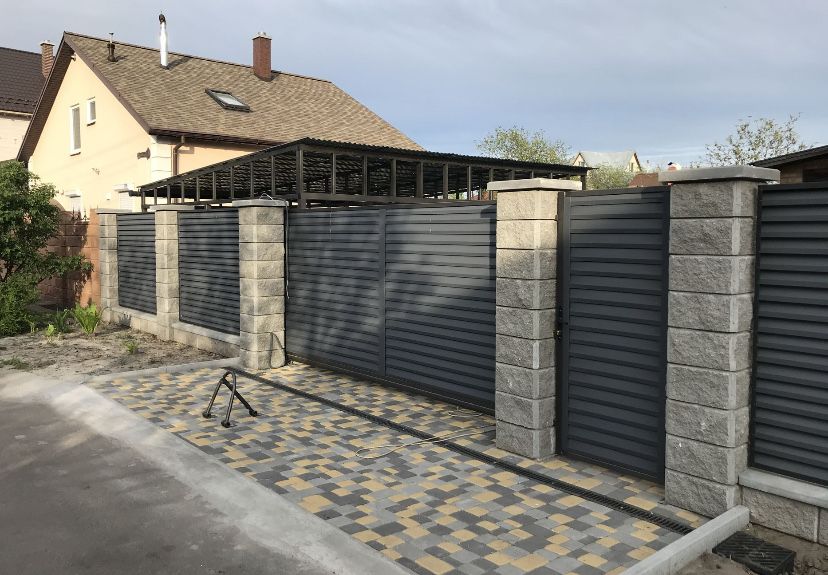 Забори під ключ. Забори з євросітки Отмоски. Площадки Бетонні роботи.