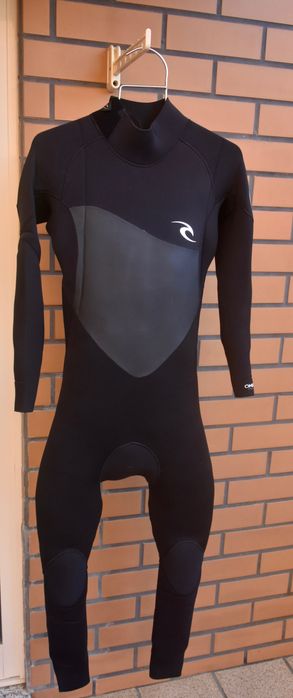Fato Integral de Surf RIP CURL OMEGA 4/3, 80% NEOPRENE E 20% POLIAMIDO