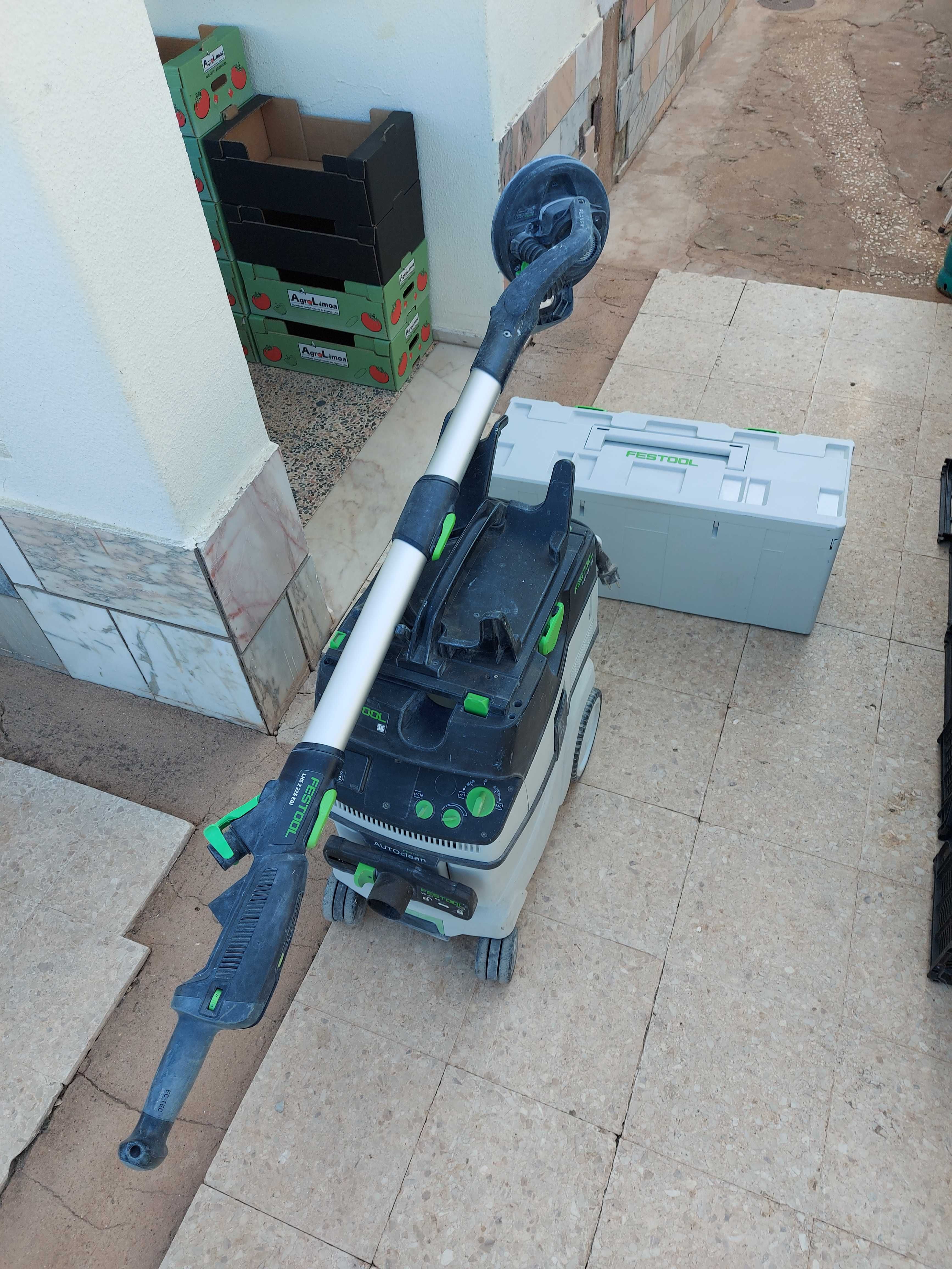 Máquinas de lixar da marca Festool para trabalhos de pintura