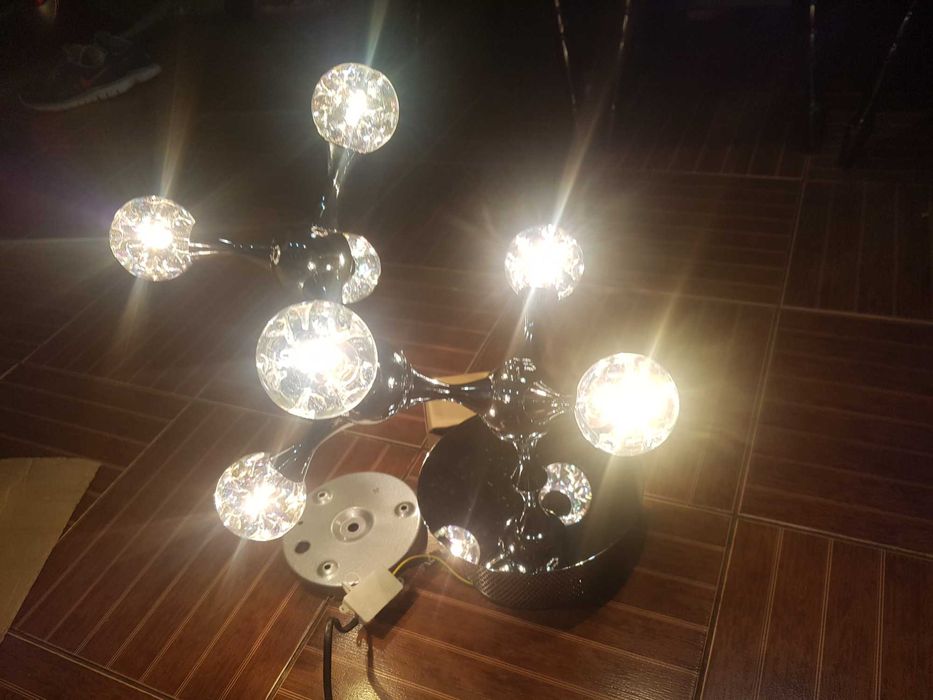 Люстра італійська 7 сфер