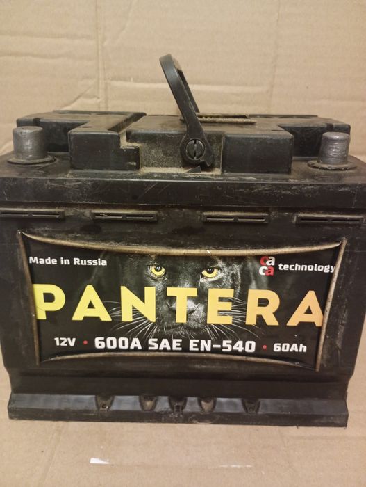 Аккумулятор Pantera 12v 600A 60Ah рабочий