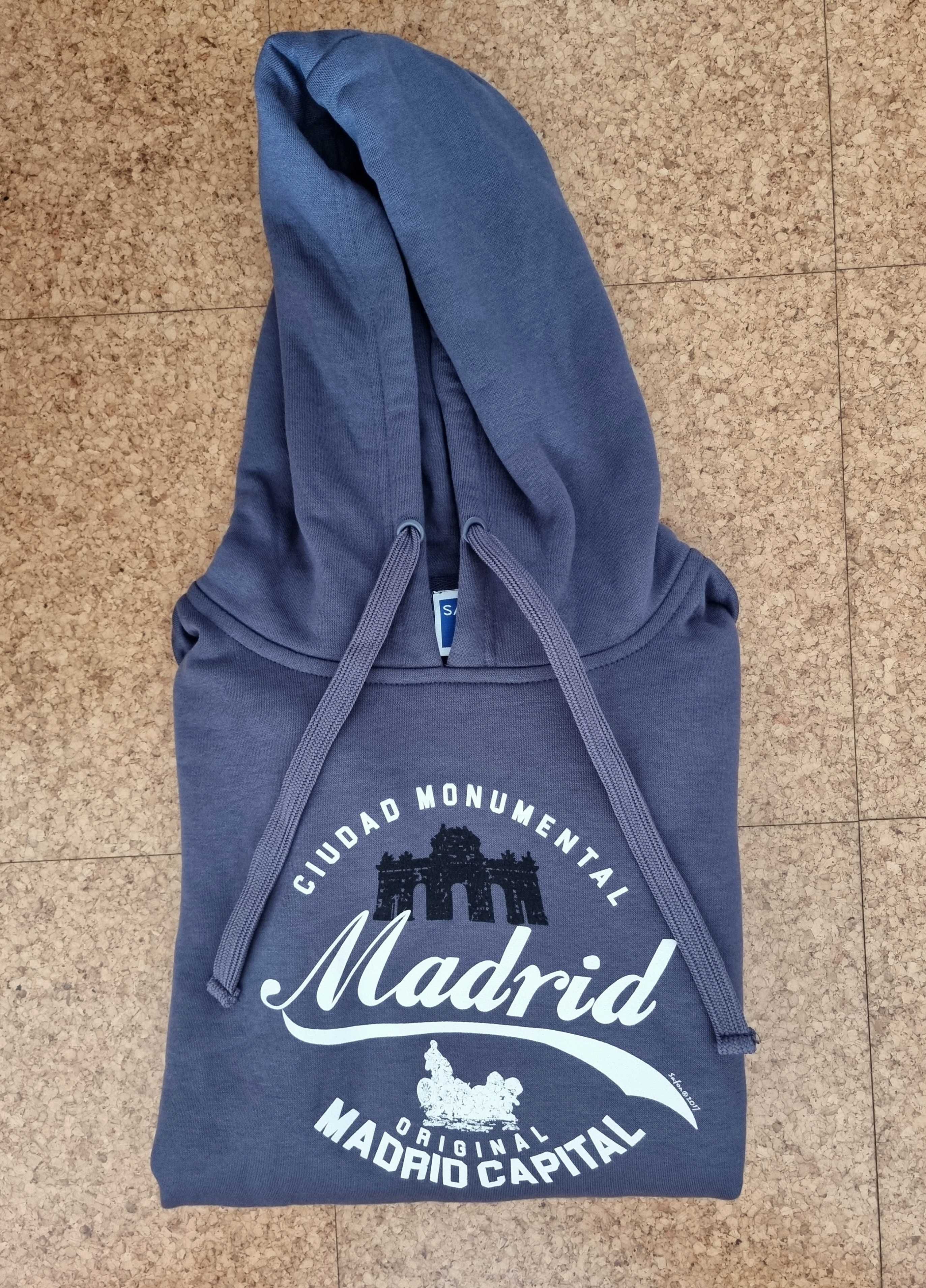 Hoodie Madrid cinzento/azulado Safon - novo