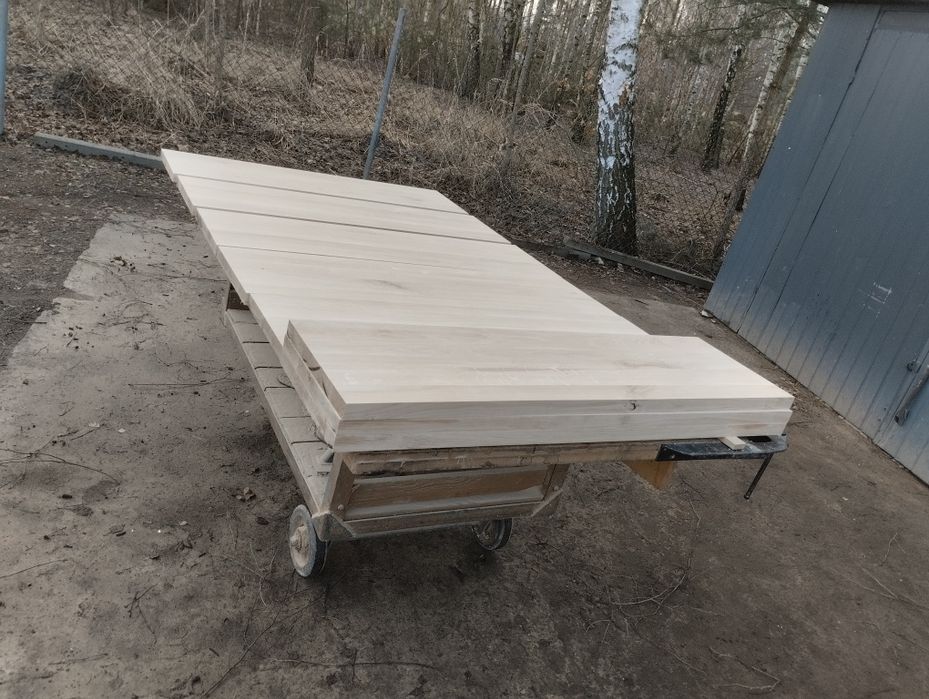 Stopnie schody trepy dębowe 33x115x3,2cm t