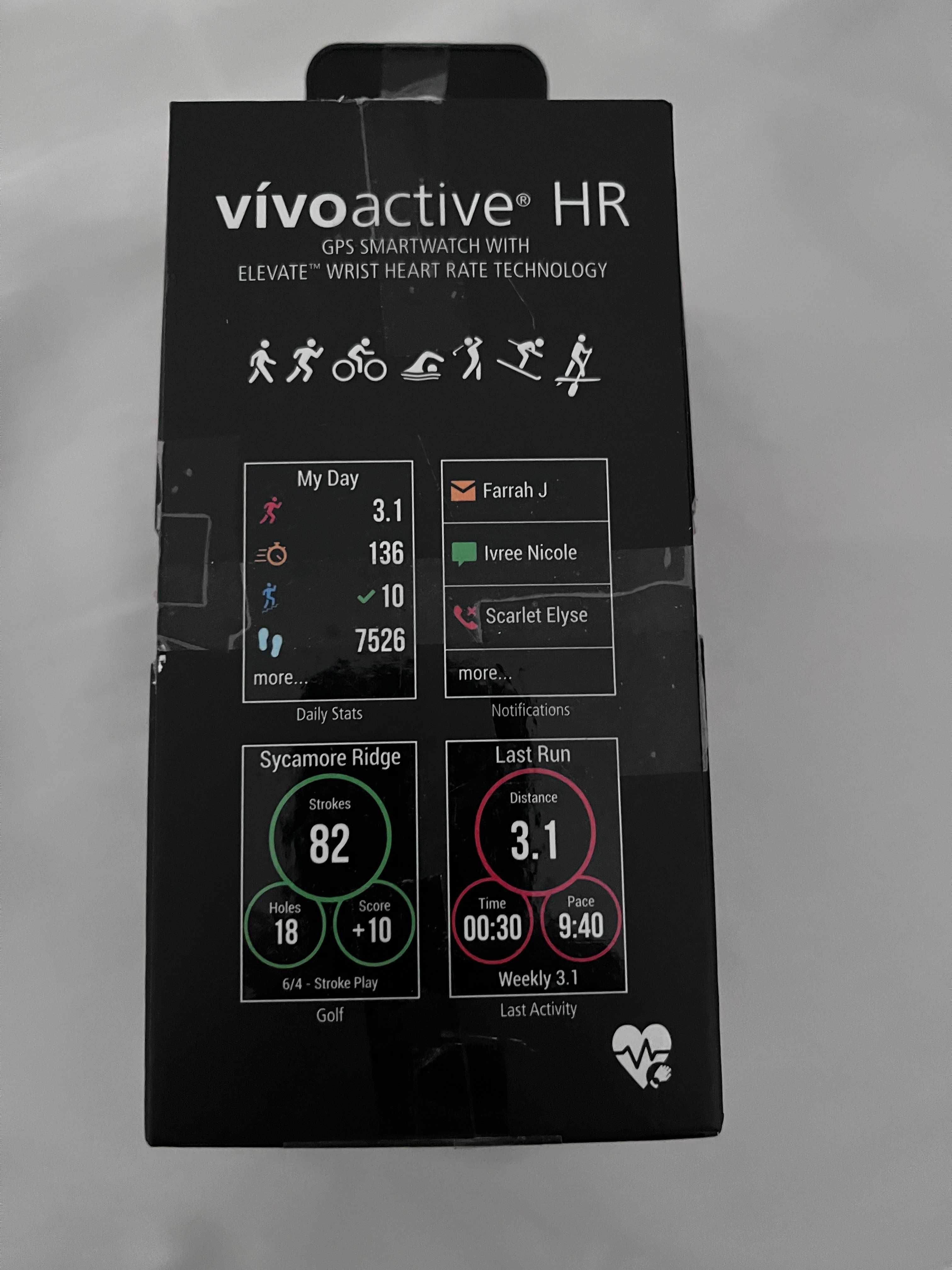 SmartWatch - Garmin vivoactive HR