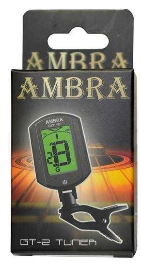 Tuner chromatyczny AMBRA QT-2 stroik do gitary basu skrzypiec ukulele