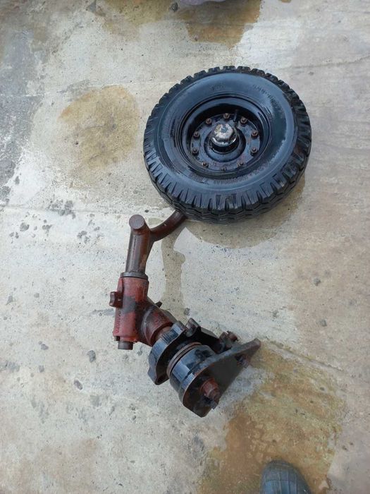 Koło transportowe pługa