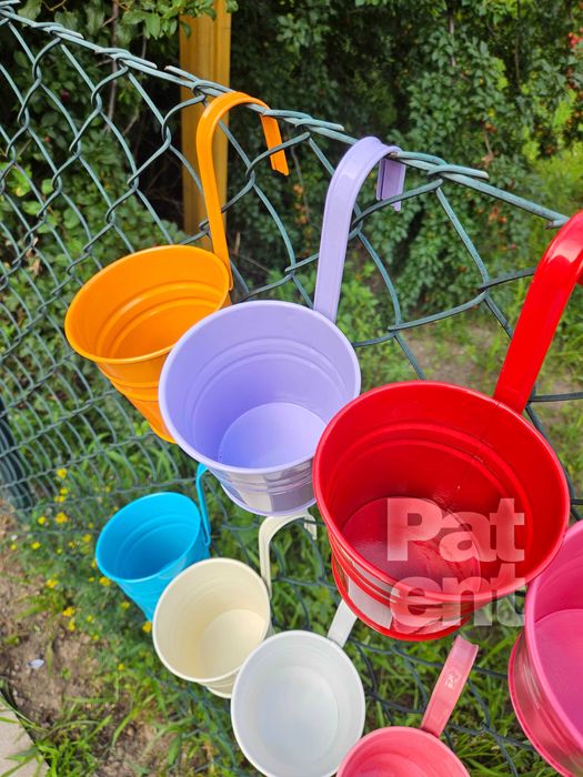 Doniczki kolorowe 10 sztuk na rośliny wiaty do ogrodu na balkon taras