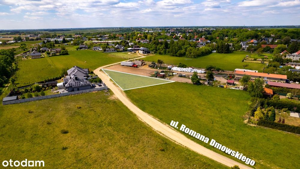 Działka budowlana z MPZP koło Suchego Lasu, gaz, prąd, 1058m