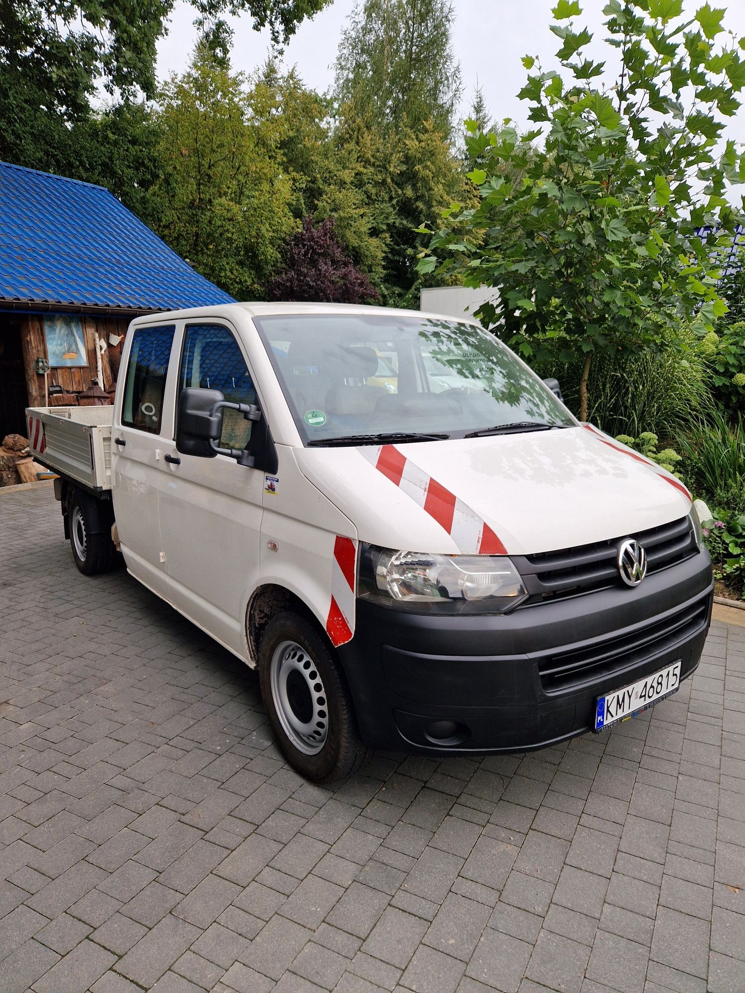 Volkswagen Transporter T6 doka brygadówka skrzyniowy 6 osobowy 2012
