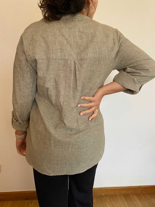 Camiseiro elegante caqui CODE