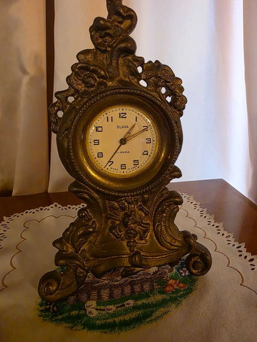 Zegar Slava mosiądz