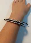 Pulseira de Fio Grosso com Duas Cores