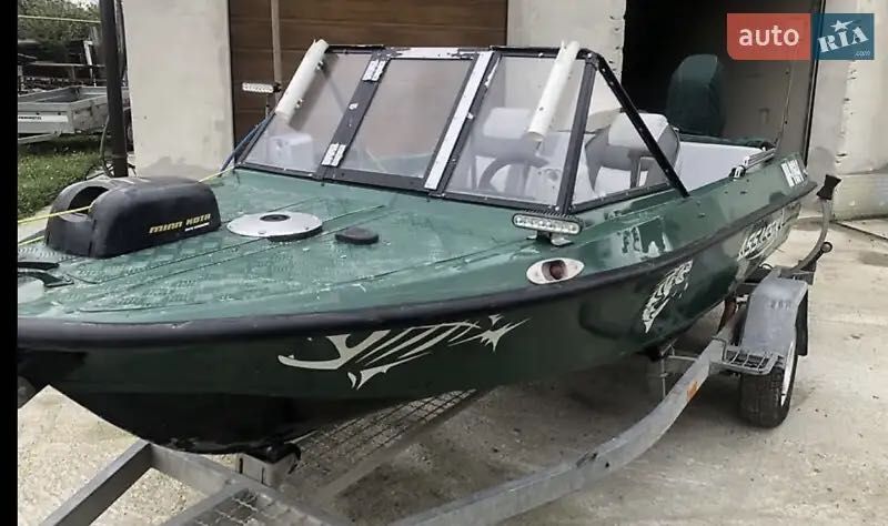 Катер хонда 60 ехолот лафет