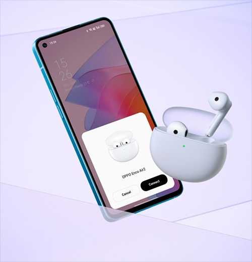 ⇒ Oppo Enco Air2 - наушники с BT5.2, драйвером на 13,4мм. 4ч/24ч