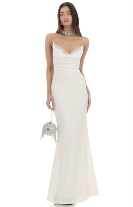 Вечірнє плаття, біле