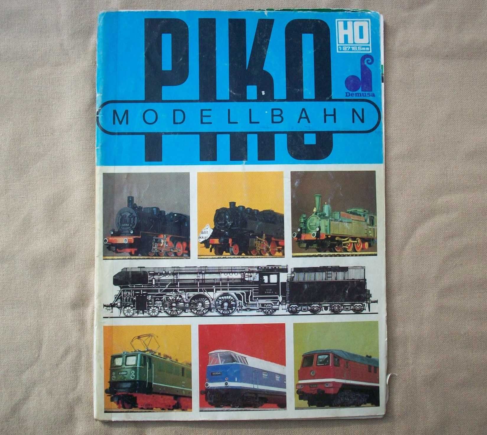 PIKO HO Modellbahn katalog, stary, używany, podniszczony.