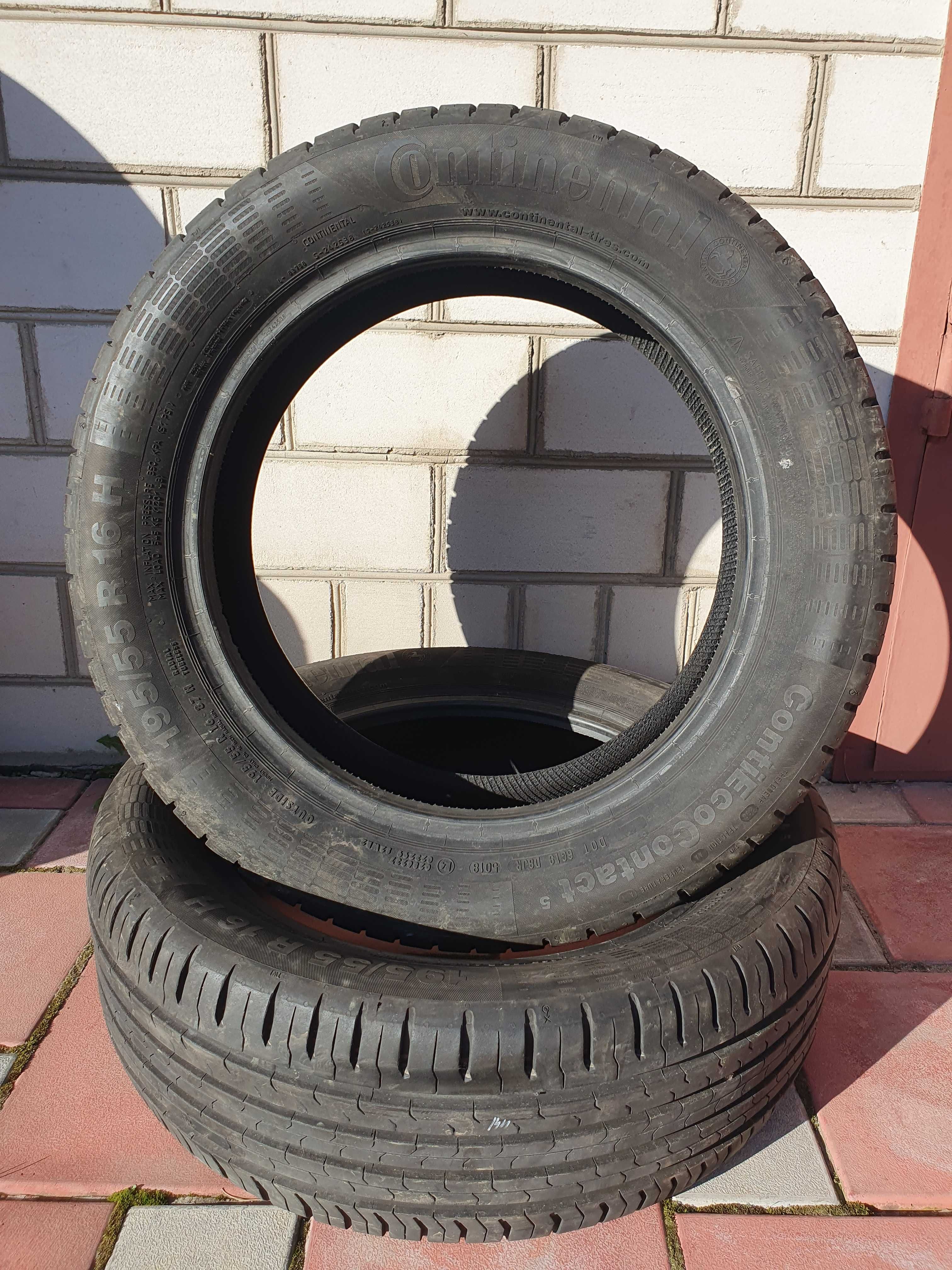 Літня гума Continental ContiEcoContact 5 195/55 R16