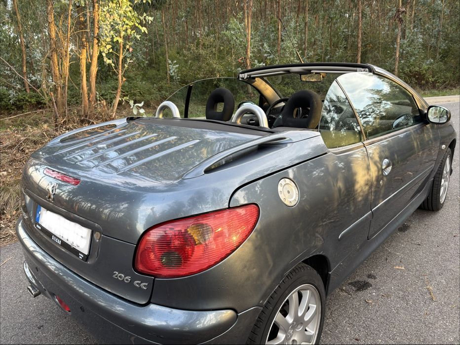 Peugeot 206 CC Cabrio 2005 – Excelente estado, pneus novos