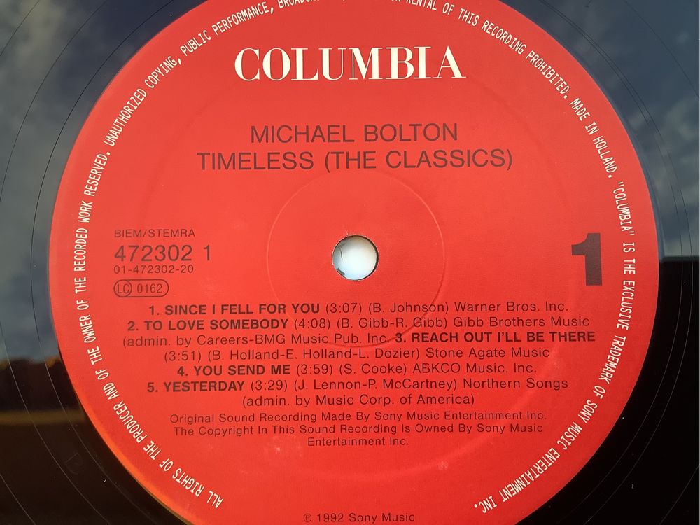 Vinil - Michael Bolton