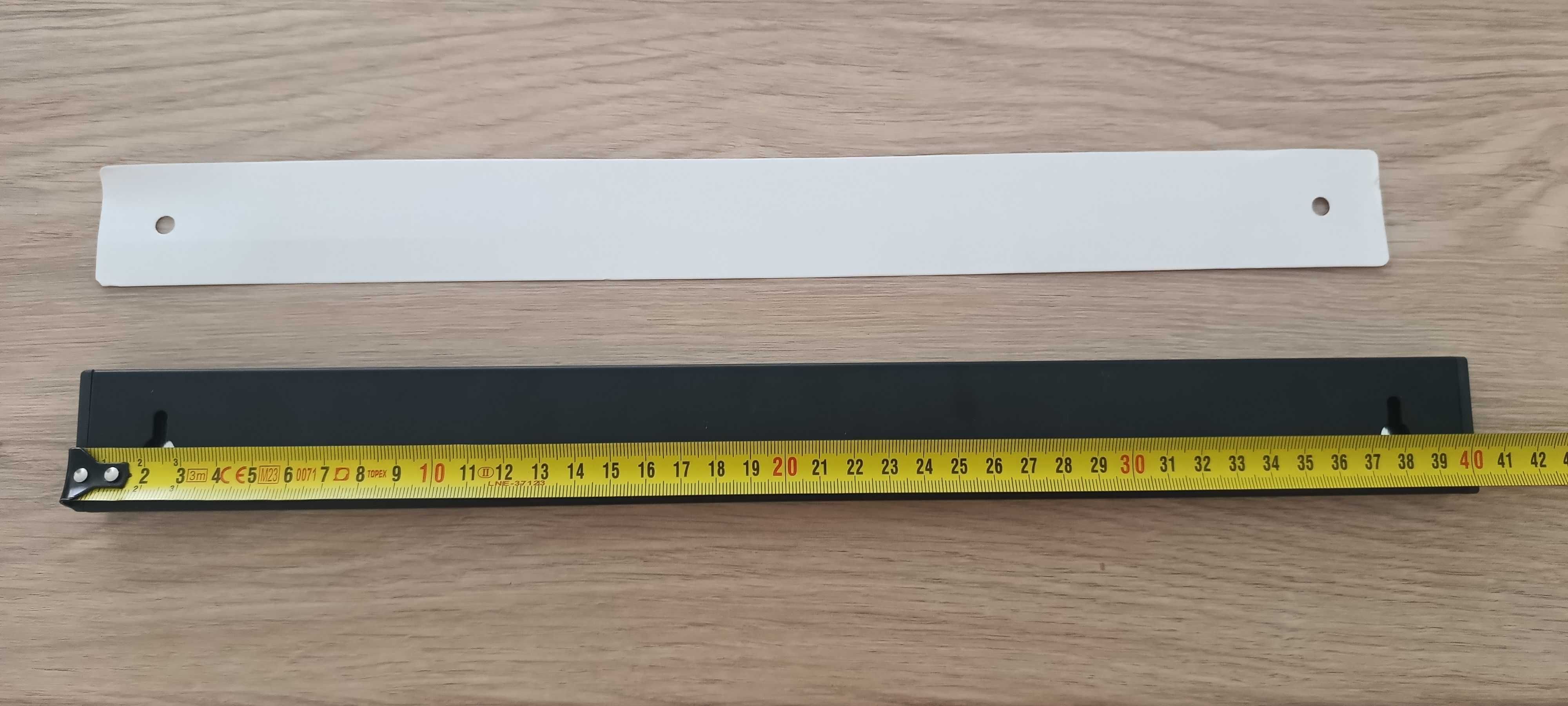 Listwa magnetyczna na noże czarna 40 cm