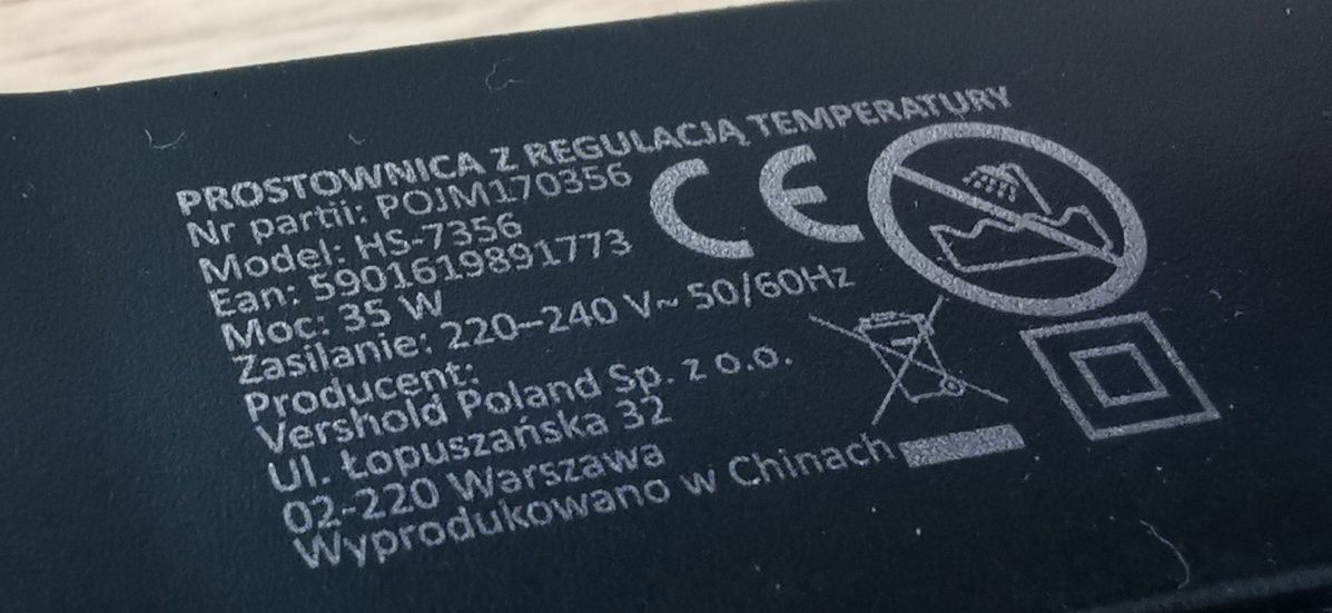 Prostownica do włosów Chaming