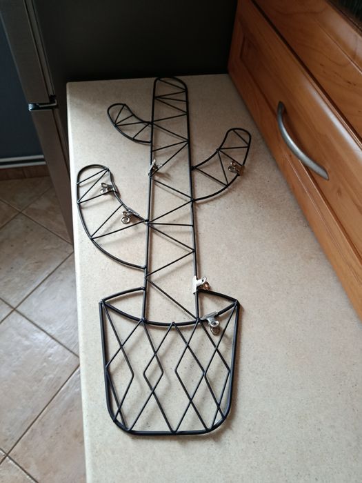 Metalowa tablica kaktus