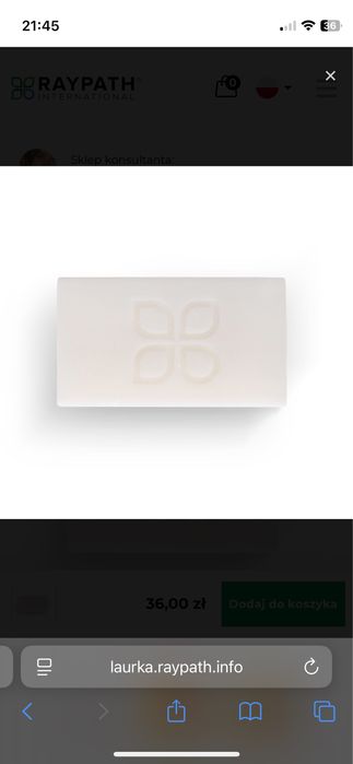 Mydło białe z Nanosrebrem