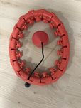 Hula hop rozowy kolor z obciaznikiem 0,5 kg