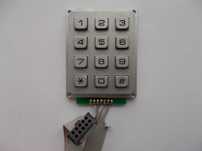 Klawiatura numeryczna 12 metalowa LED Blue 7 Pin elektronika