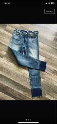 Jeansy spodnie Calvin Klein