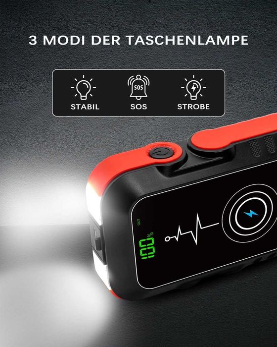 Starter Urządzenie rozruchowe 4w1