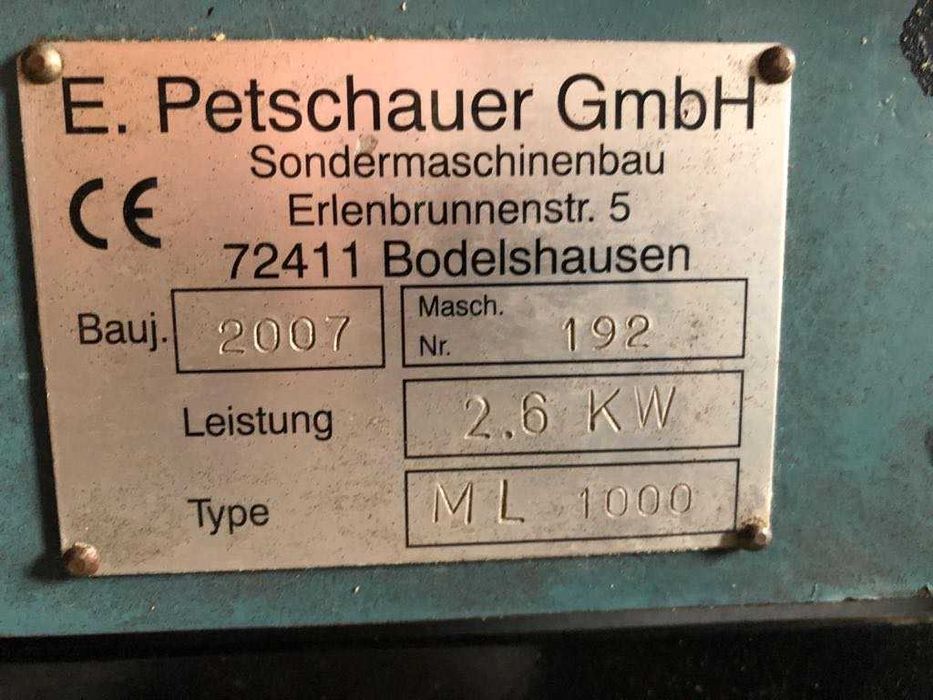 Petschauer ML1000 - Lutowarka do spieków pił HM
