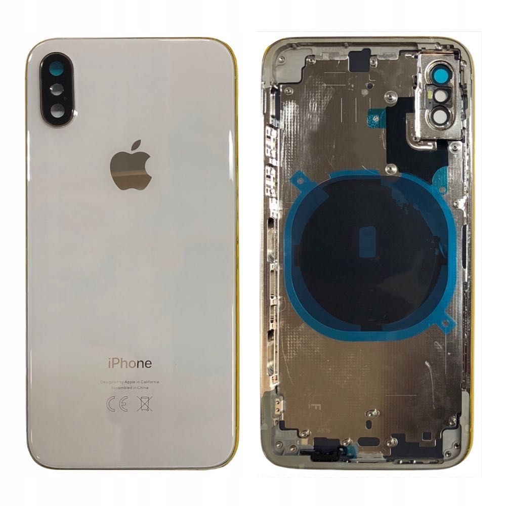 RAMKA KORPUS Obudowa Obudowy Korpusy Ramki Dla Apple iPhone XS Silver