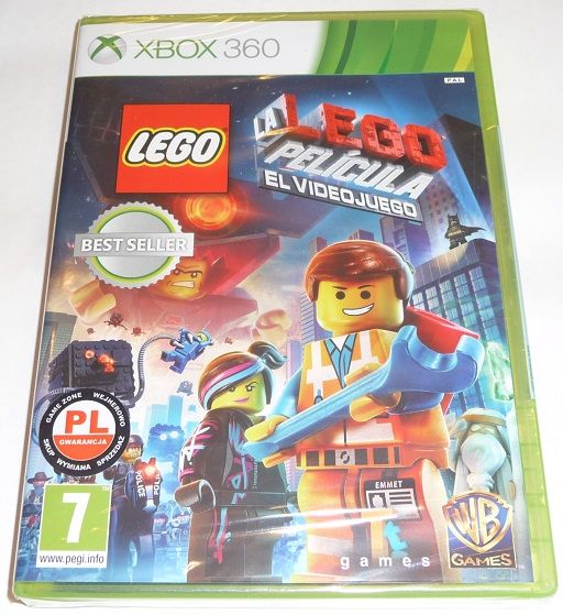 LEGO Movie Przygoda Xbox 360 + Slim + E = PŁYTA PL = Wejherowo / FOLIA
