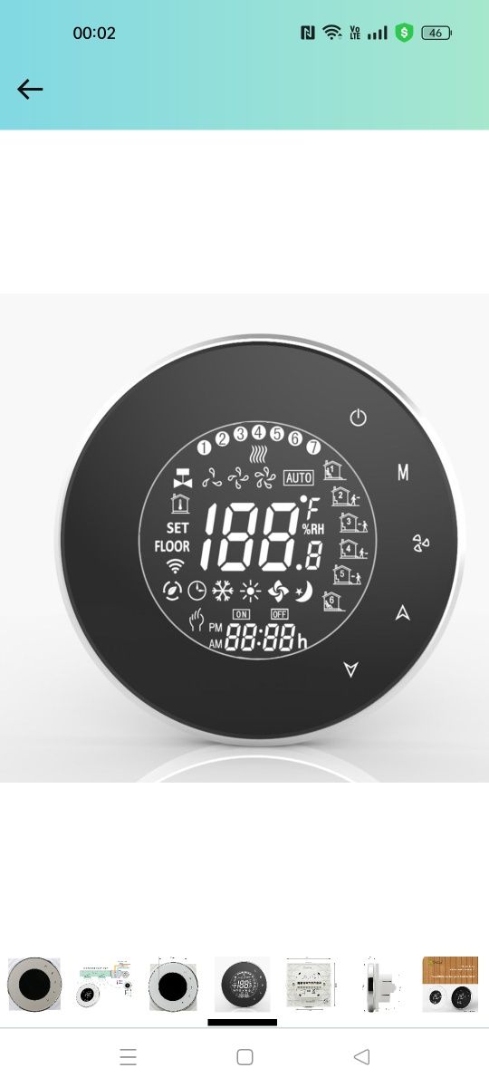 Elektryczny regulator,termostat Wi-Fi