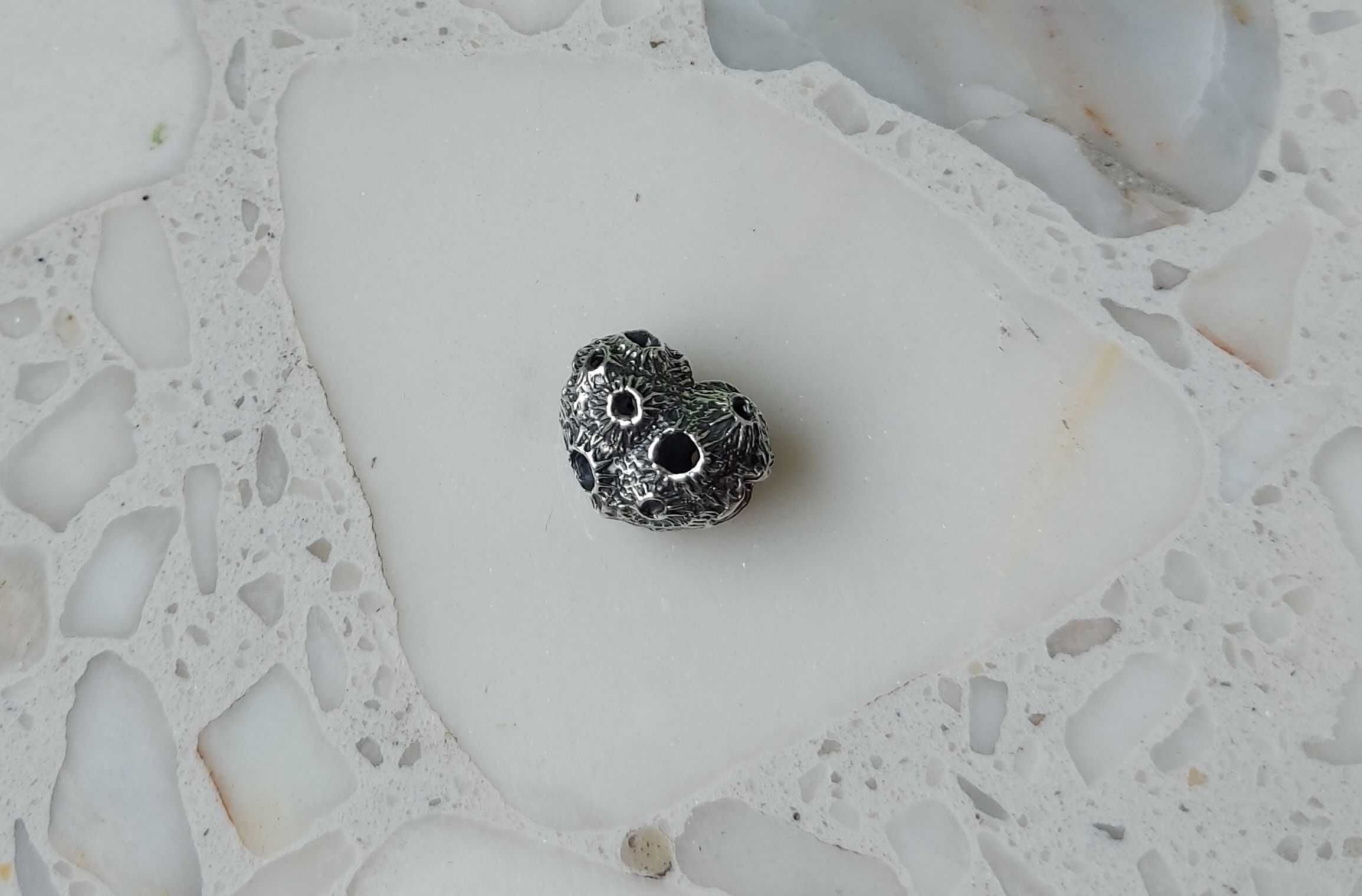 OHM Beads Luna Love Serce Księżyc Charms (Nowy)