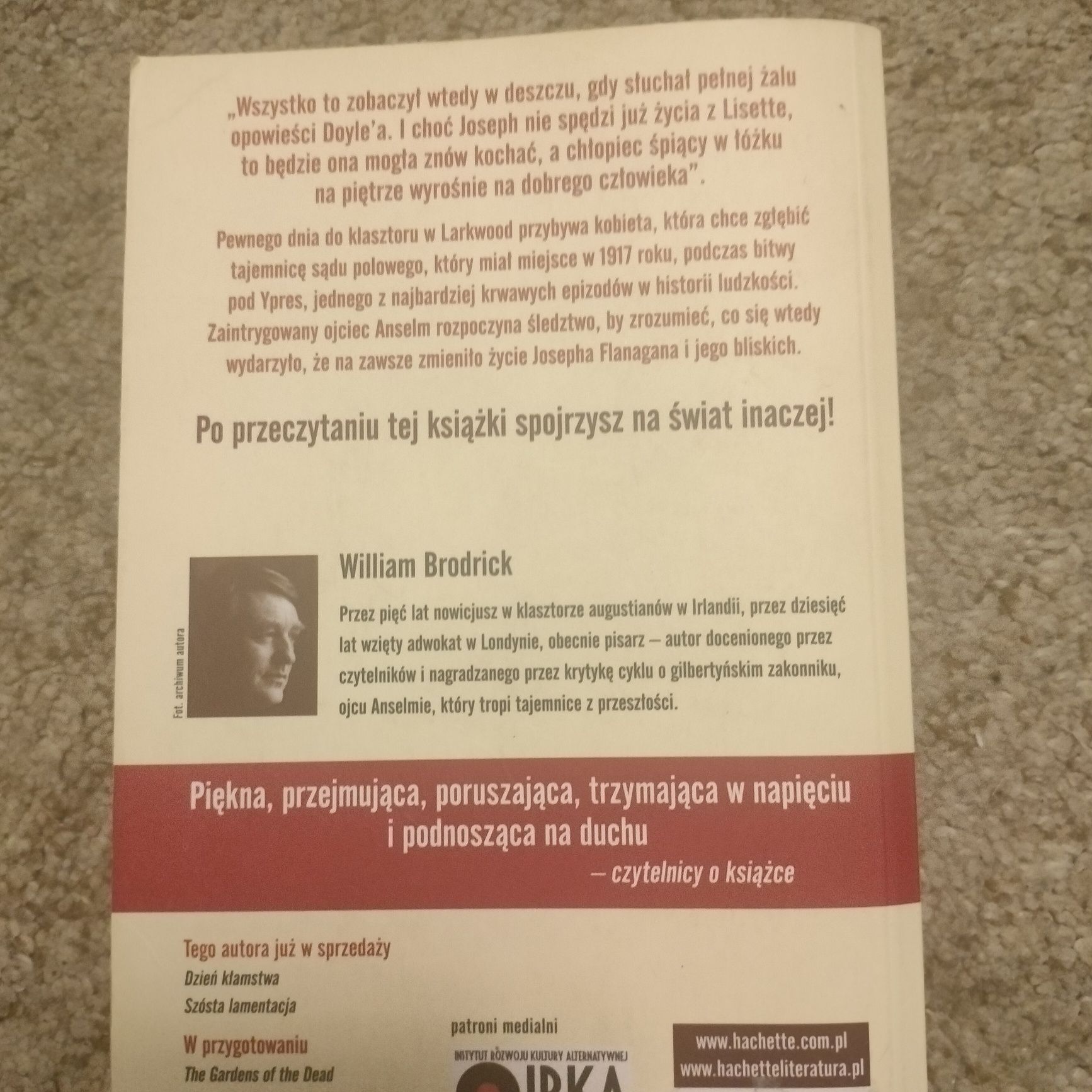 Książka pt. Wyszeptane imię William Brodrick