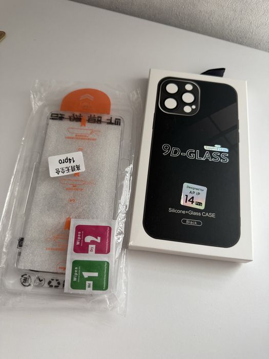 Чохол + захисне скло iphone 14 pro