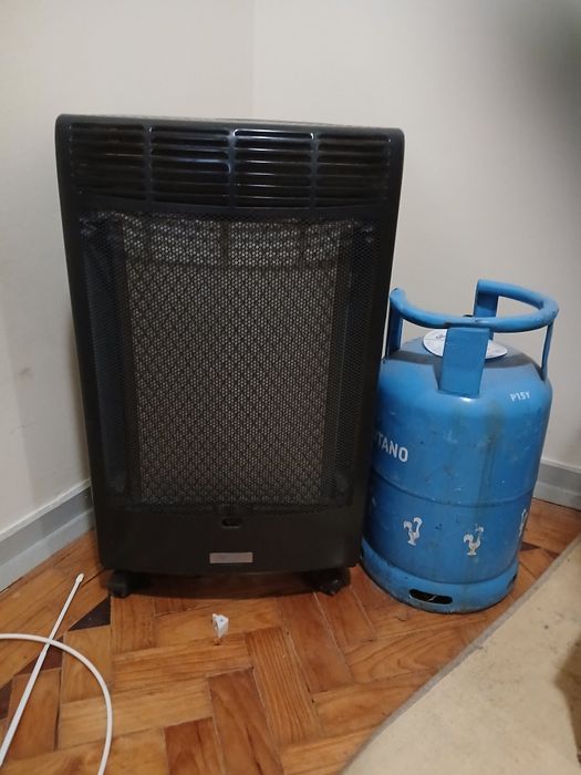 Aquecedor a gaz + botija de gaz